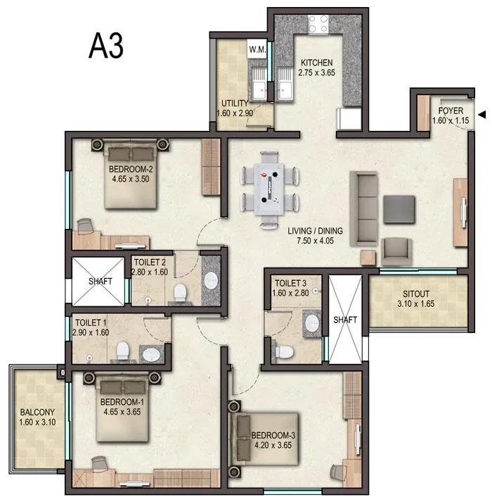 Sobha Avenue apartments