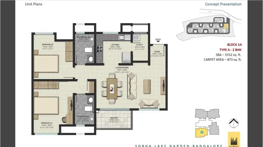 Sobha Lake Garden apartments