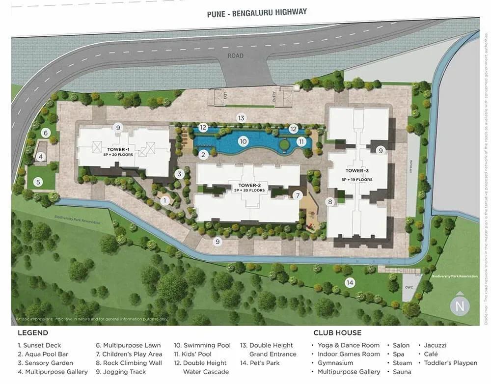 Sobha Nesara apartments master plan