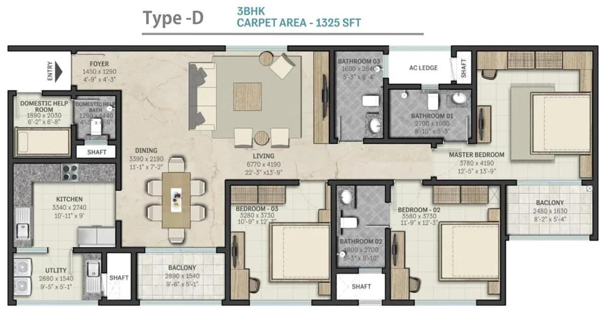 Sobha RajVilas apartments