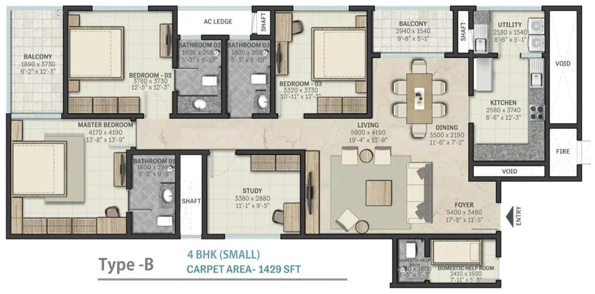 Sobha RajVilas apartments