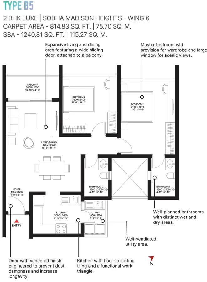 Sobha Town Park Phase 3 apartments