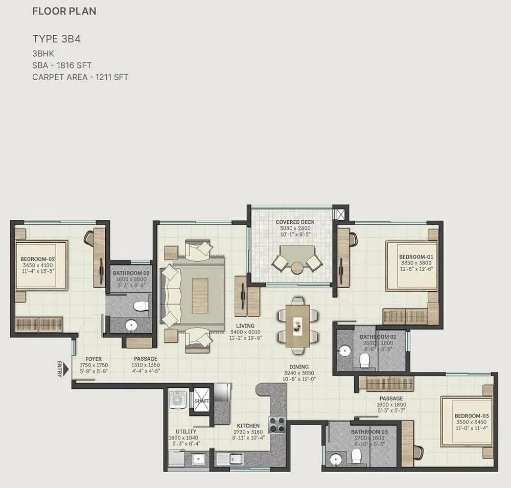 Sobha Windsor apartments