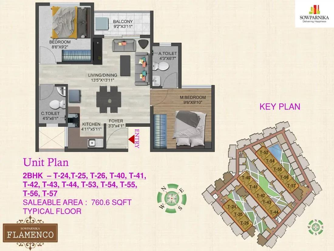 Sowparnika Flamenco apartments