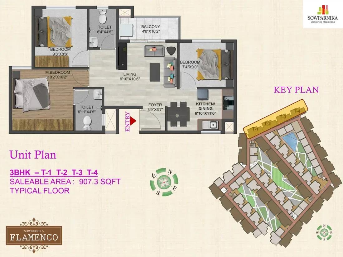 Sowparnika Flamenco apartments