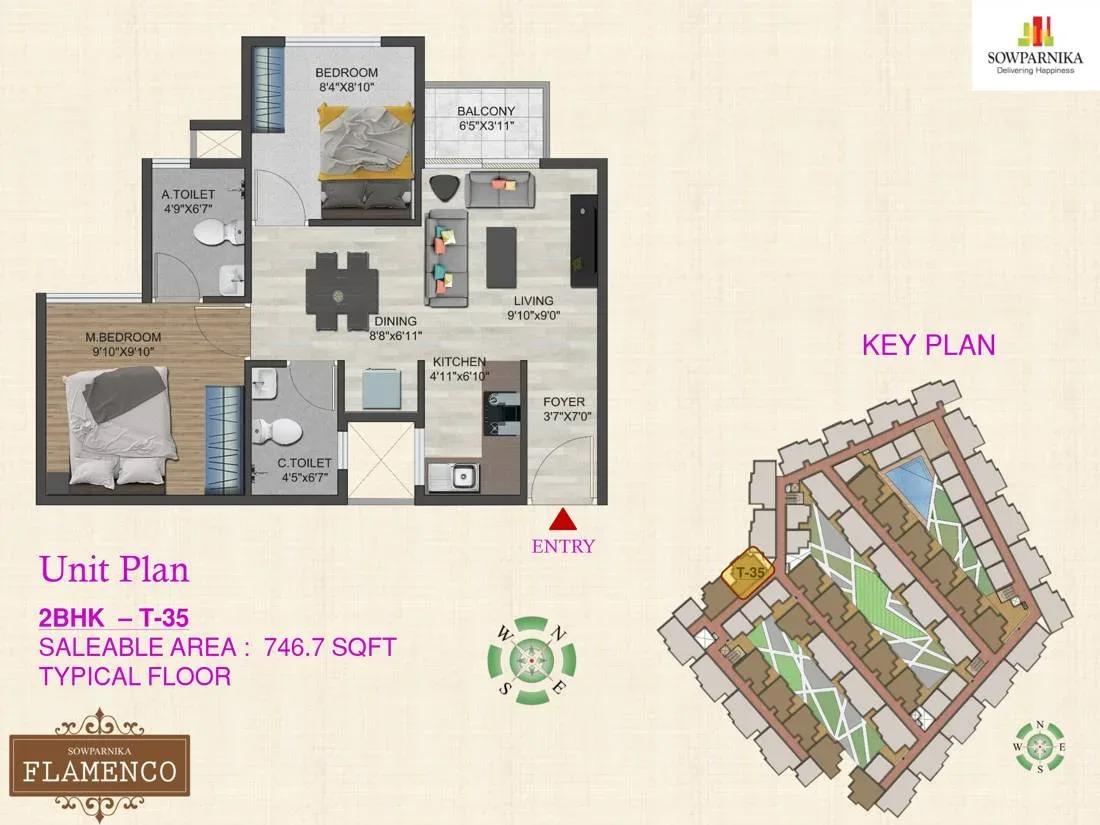 Sowparnika Flamenco apartments