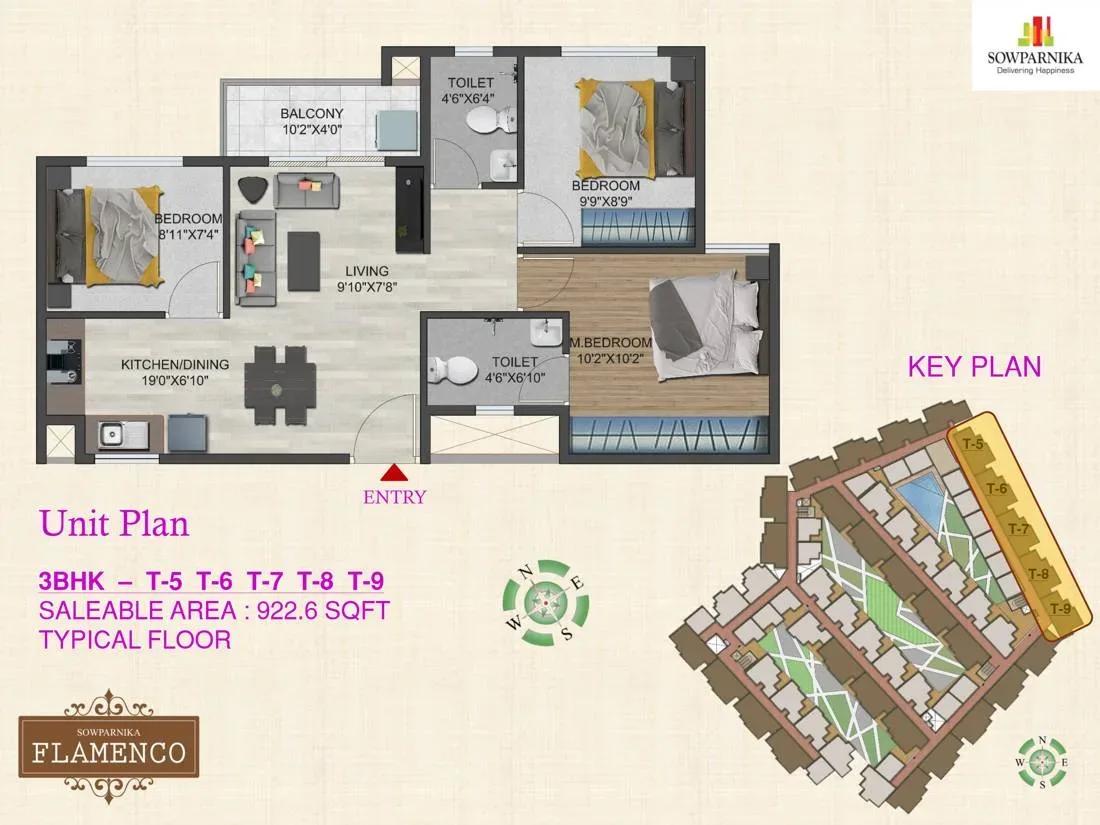 Sowparnika Flamenco apartments