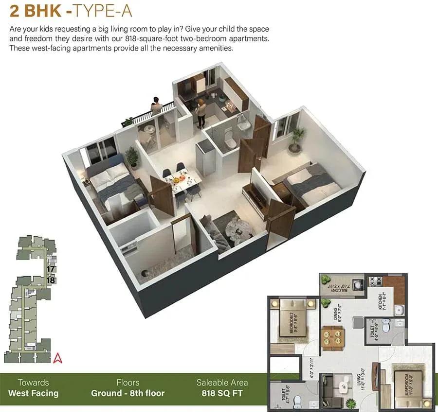 Sowparnika Olivia Nest floor plan