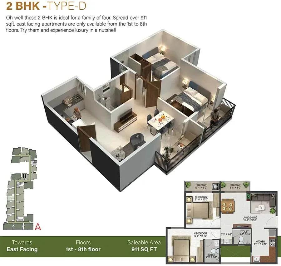 Sowparnika Olivia Nest floor plan