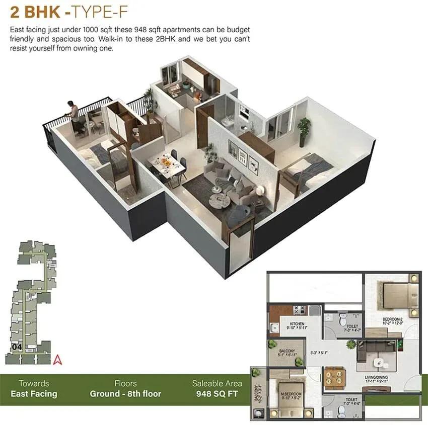 Sowparnika Olivia Nest floor plan