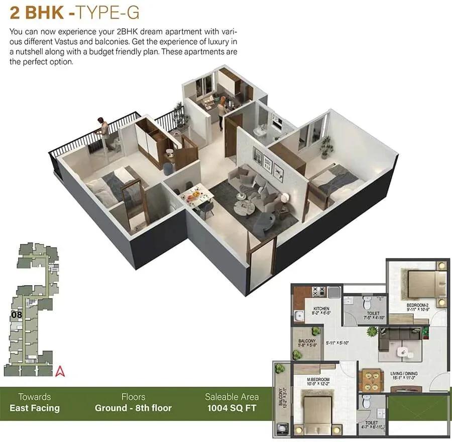 Sowparnika Olivia Nest floor plan
