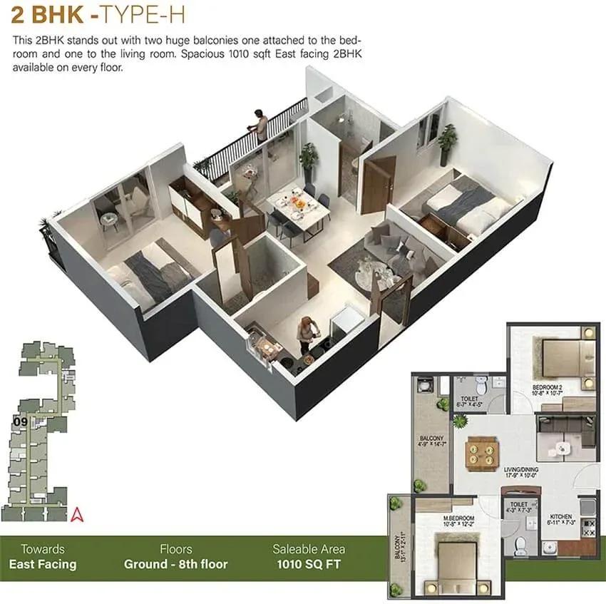 Sowparnika Olivia Nest floor plan