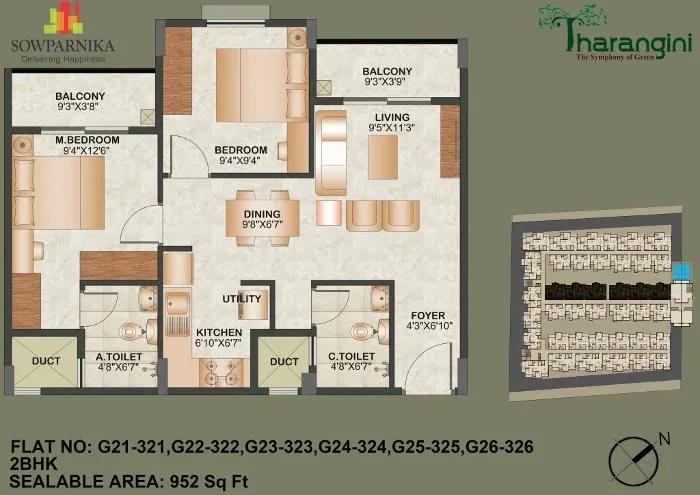 Sowparnika Tharangini apartments