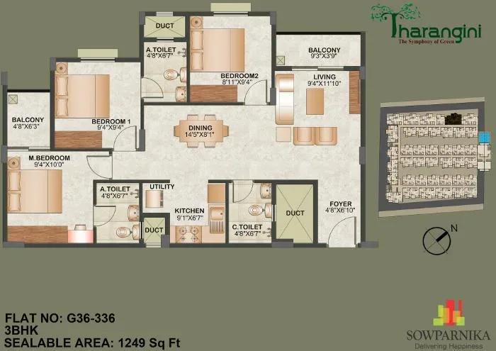 Sowparnika Tharangini apartments