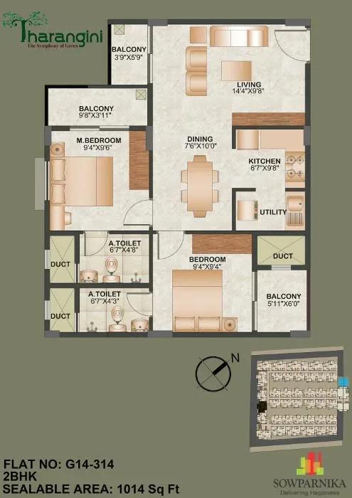 Sowparnika Tharangini apartments