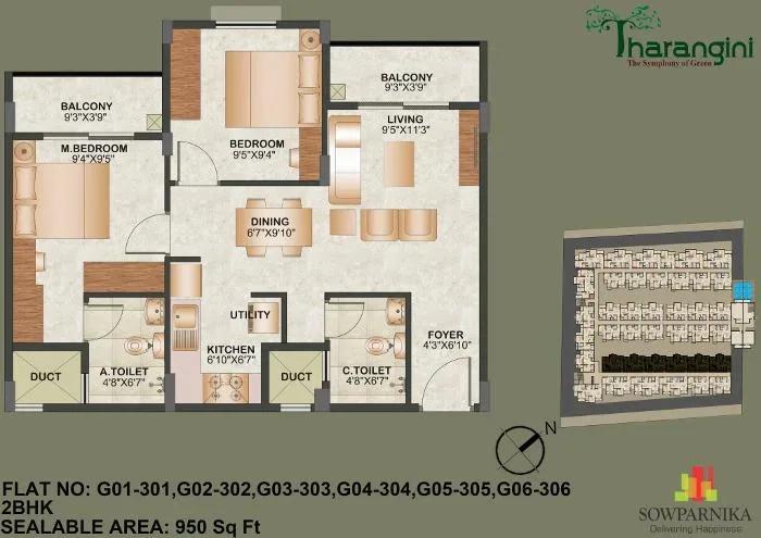Sowparnika Tharangini apartments