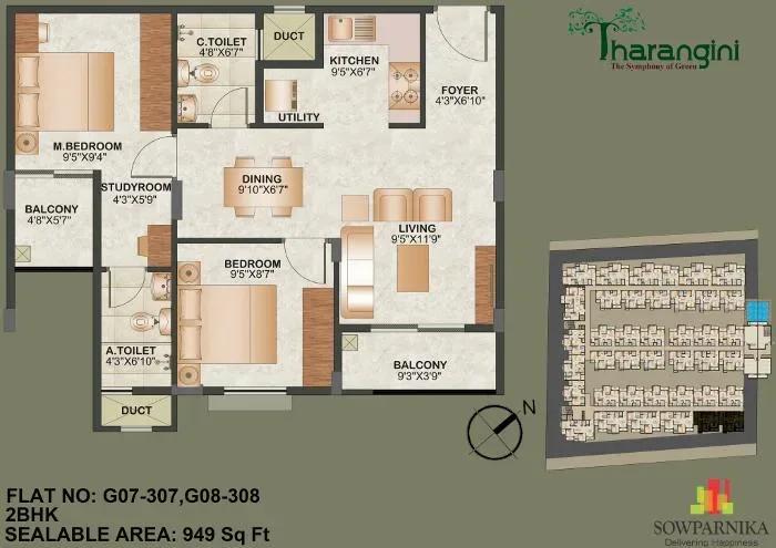 Sowparnika Tharangini apartments