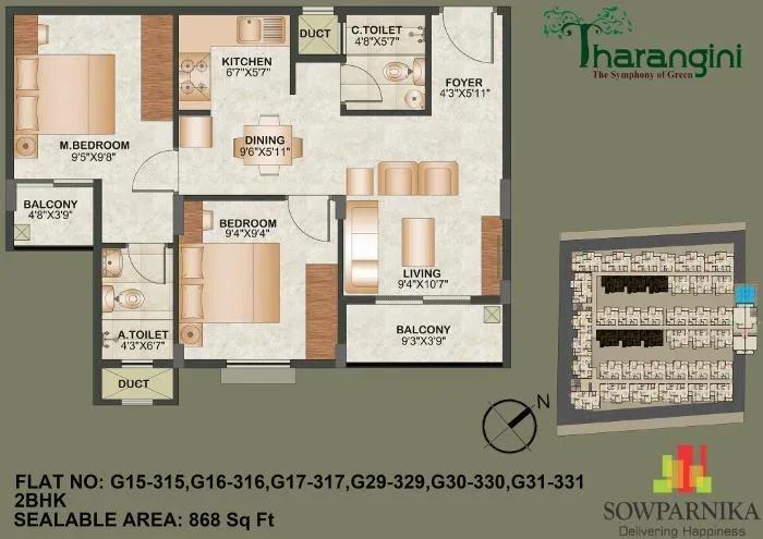 Sowparnika Tharangini apartments