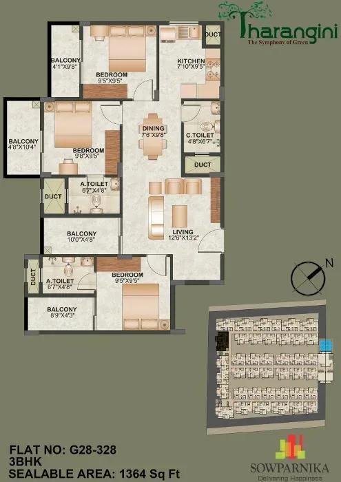Sowparnika Tharangini apartments