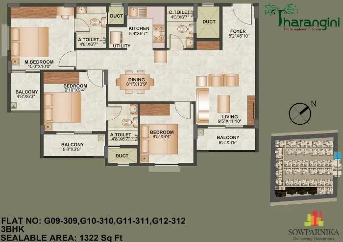 Sowparnika Tharangini apartments