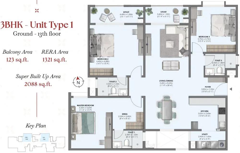 Suyug Saffron floor plan