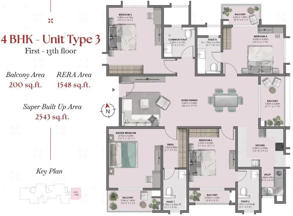 Suyug Saffron floor plan