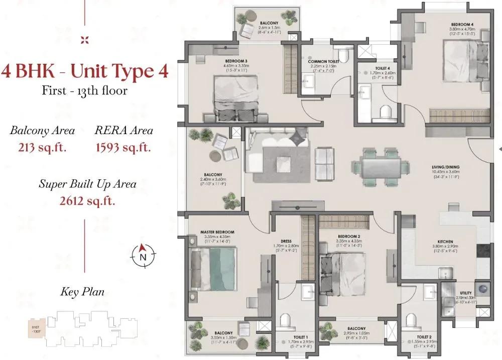 Suyug Saffron floor plan