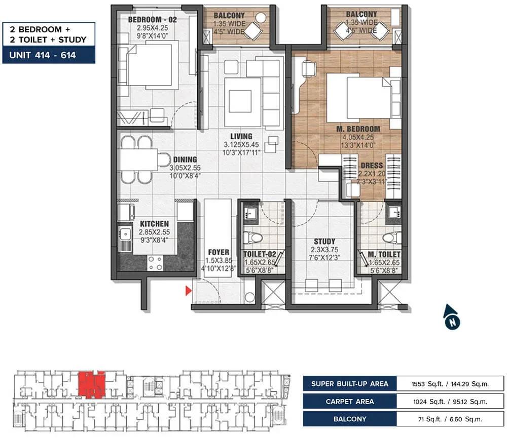 Brigade Tech Gardens Residences apartments