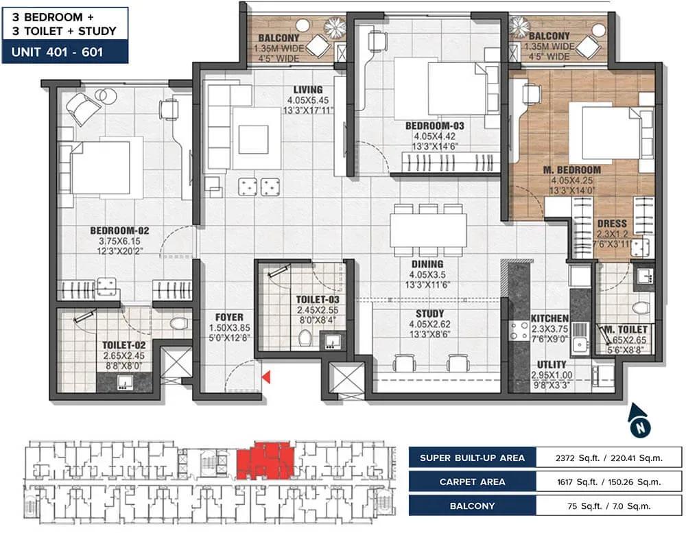 Brigade Tech Gardens Residences apartments