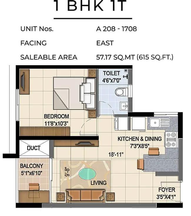 TVS Emerald Jardin apartments