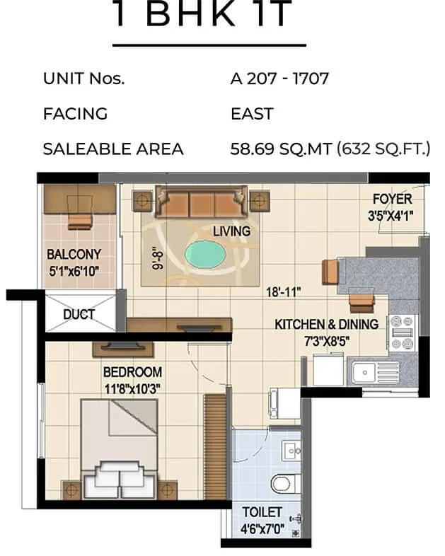 TVS Emerald Jardin apartments
