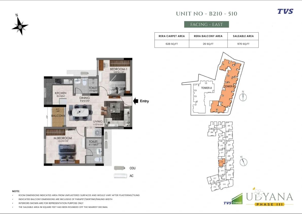 TVS Emerald Udyana Phase 3 floor plan 4