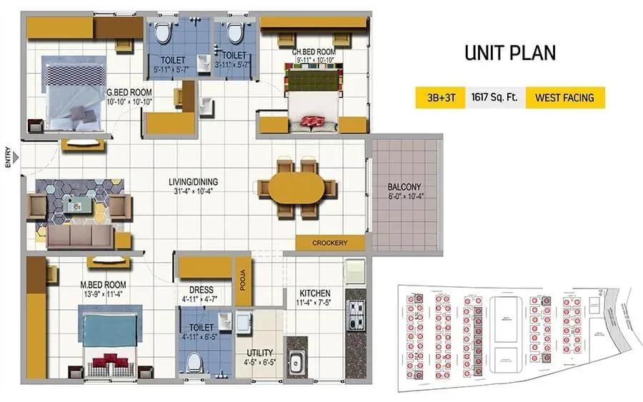 Urbanrise Cloud 33 apartments
