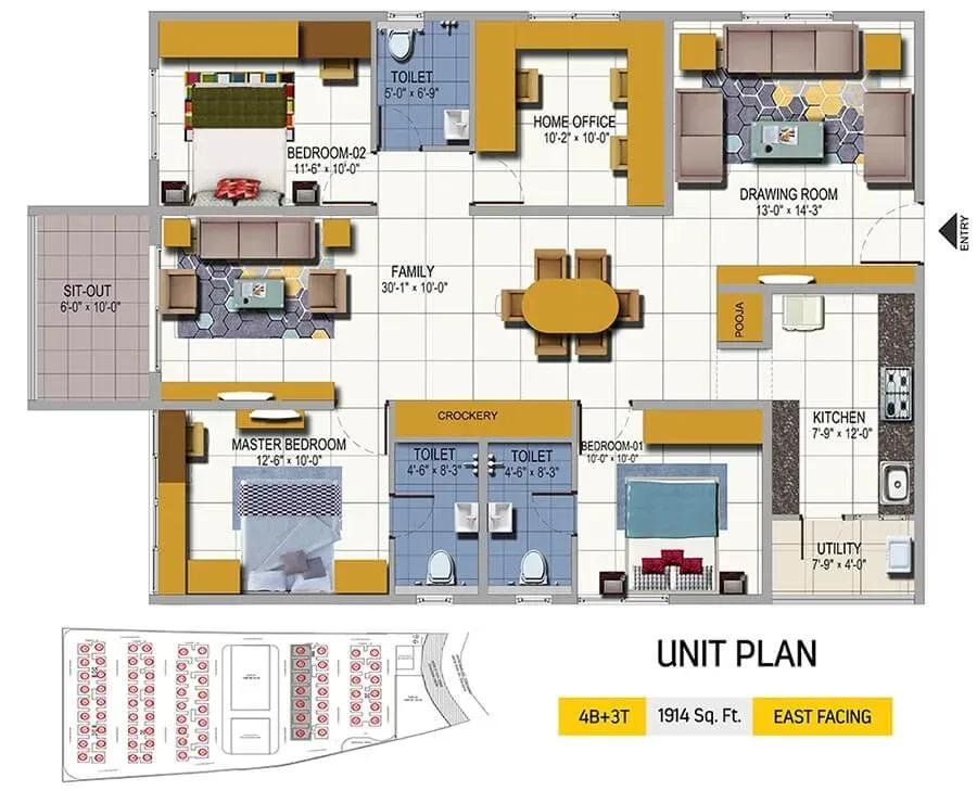 Urbanrise Cloud 33 apartments