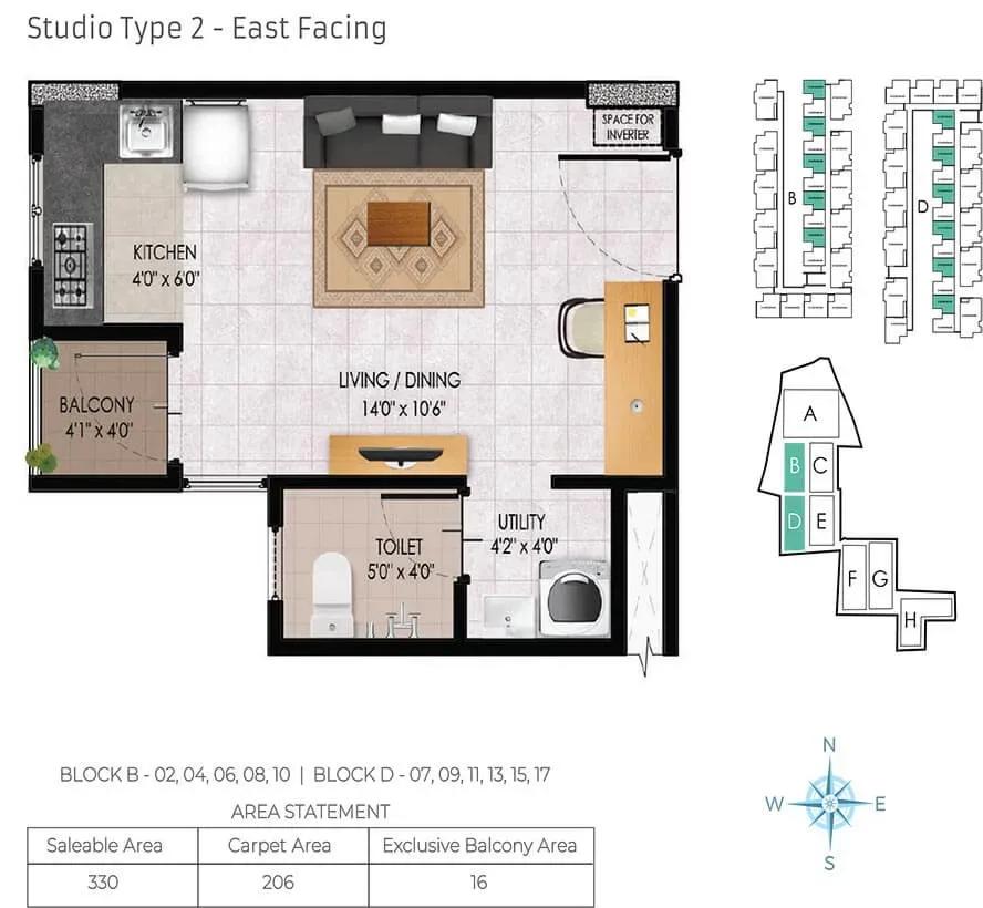 Urbanrise Jubilee Residences apartments