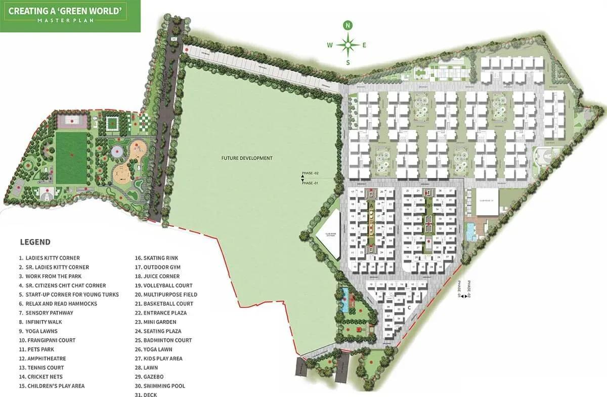 Urbanrise Spring Is In The Air apartments master plan