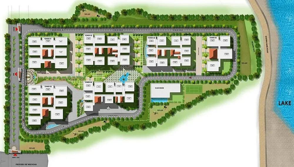 Vasavi Atlantis apartments master plan