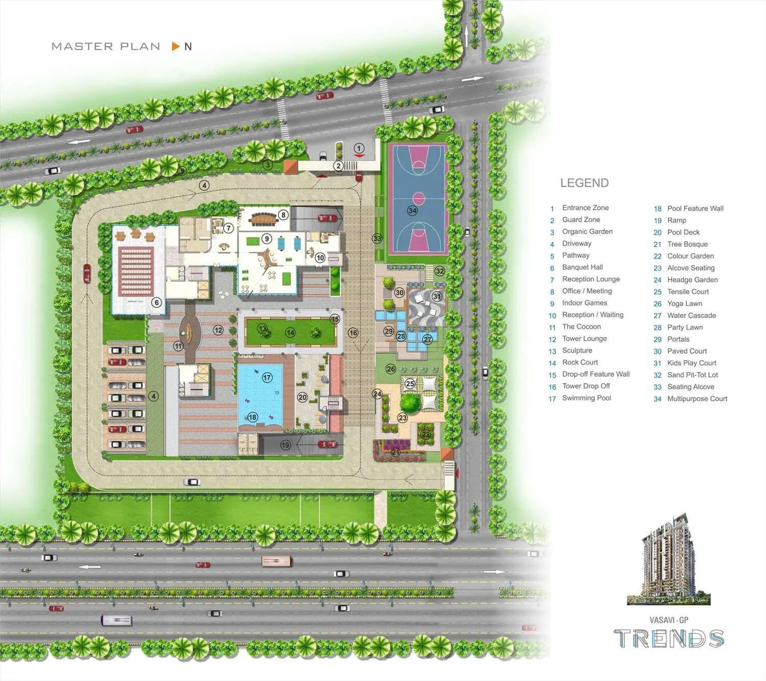 Vasavi GP Trends apartments master plan
