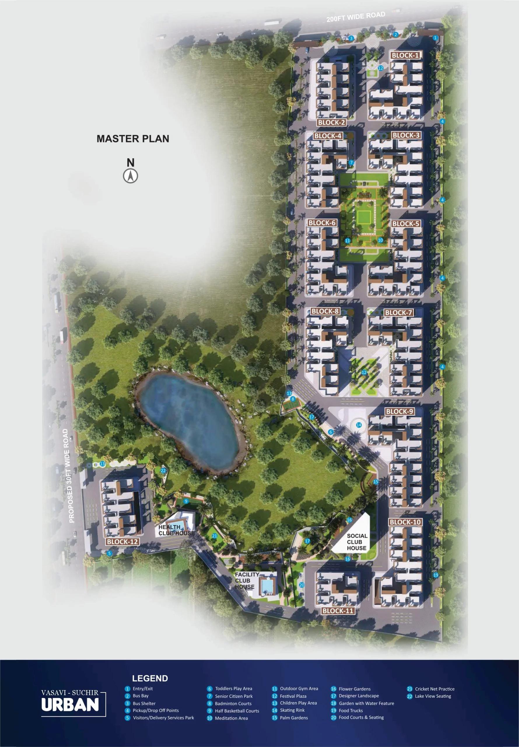 Layout plan of Vasavi Urban