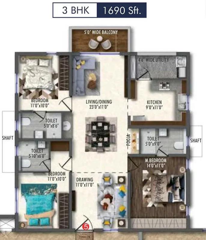 Vertex 33 West apartments