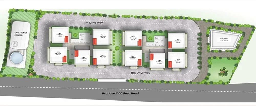 Vian Vayu Apartments apartments master plan