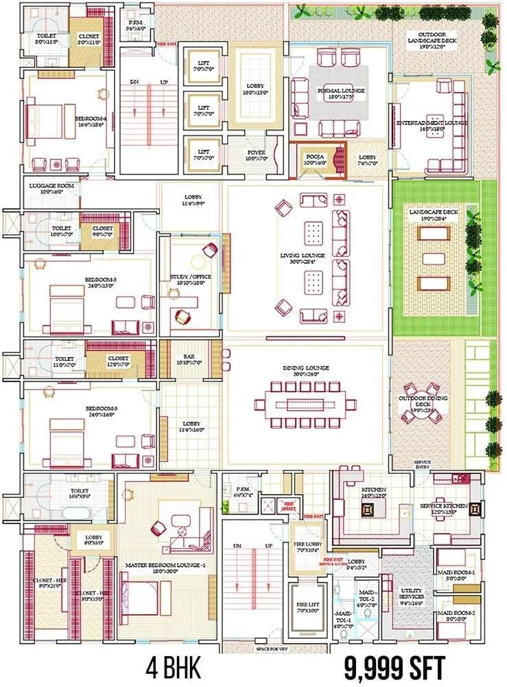 Western Marina apartments floor plan