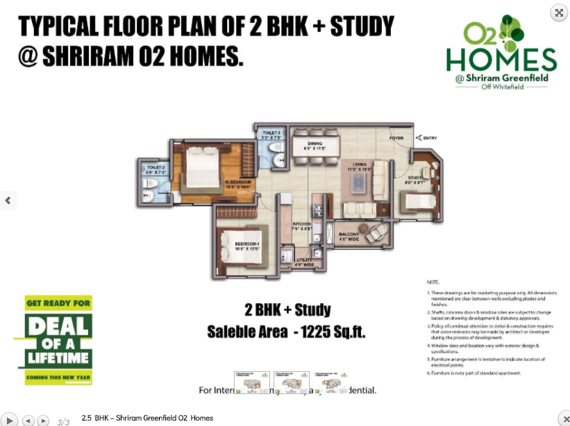 Shriram Greenfield O2 Homes Bommenahalli Mandur Post